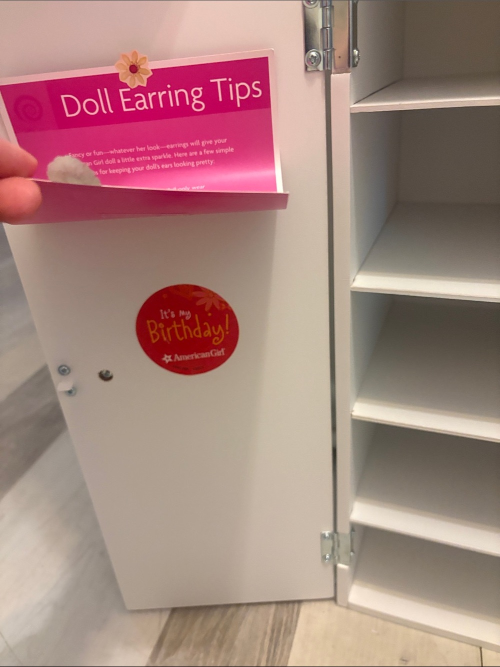 American Girl Doll Wardrobe Closet Vanity Armoire - Picture 4 of 7